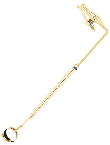 ERINGOGO Tragbarer Notenhalter für Querflöte aus Eisen Vielseitiges Design in Gold für Übungssitzungen und Live Auftritte Praktisches Zubehör für Andere Instrumente