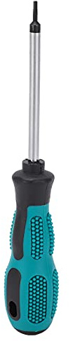 Herramienta de destornillador triangular, juego de destornillador de llave, con mango de acero de vanadio cromado, especialmente diseñado para sujetar hardware de enchufe de forma (2 mm)