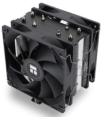 TR Assassin X 120R SE PLUS Refroidisseur de processeur, 4 caloducs de 6 mm, 120 mm PWM Quiet Fans Refroidisseur d'air avec roulement S-FDB, technologie AGHP, pour AMD AM4 AM5/Intel 1700/1150/1151/1200