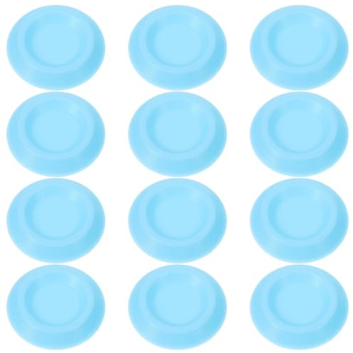 HAPINARY 12 Ciotole per Scarafaggi in Plastica Blu, Piccole Ciotole per Insetti da Terrario, Mangiatoie per Grilli e Piccoli Animali Domestici, Accessori per Alimentazione Rettili