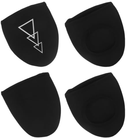 YARNOW Couvre-Chaussures de Vélo en Néoprène pour Homme et Femme, 2 Paires, Résistance à l'usure et Sécurité Nocturne Renforcée, pour VTT et Cyclisme en Extérieur