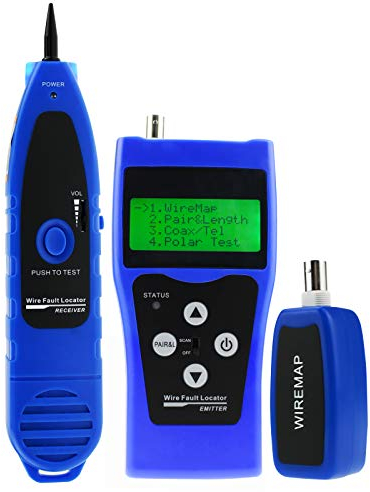 Rete Cavo Lunghezza Tester BNC Cavo Errore Rivelatore Telefono RJ11 Coassiale Cavo Tester USB Filo Tracker Cacciatore Polarità Tester