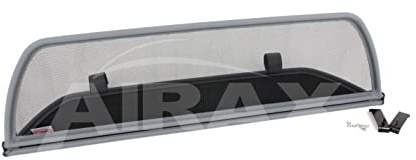 Airax Windschott geeignet für SL R129 Grey Grau Windabweiser Windscherm Windstop Wind deflector déflecteur de vent