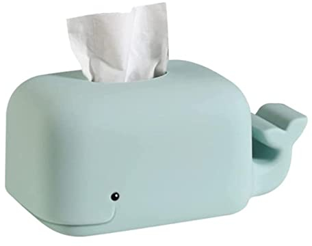 Cajas de pañuelos cosméticos de Silicona de, Caja de pañuelos húmedos, dispensador de pañuelos de, Caja de pañuelos, Caja de pañuelos con Soporte para teléfono para baño, escritorios