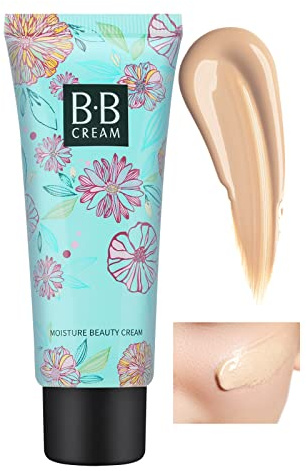 Boobeen Glow BB Cream, Color Correcting Cream, Foundation & Concealer Makeup - Full Coverage Tinted Moisturizer for Oily Skin - Smooths & Evens Skin Tone