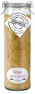 Candle Factory Big Jumbo Duftkerze aus pflanzlichem Stearin im hitzebeständigen Glas der Marke Weck®, ca. 100h Brennzeit, Duft: Ruhe & Gelassenheit