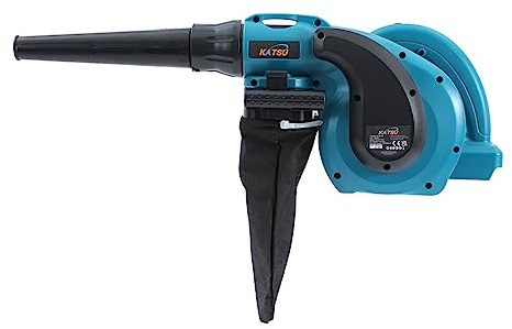KATSU FIT-Bat 21V Souffleur de Feuilles sans Fil, Souffleur d'air Portable Aspirateurs 6 Vitesses pour Construction Jardin l'entretien Pelouse, sans Batterie