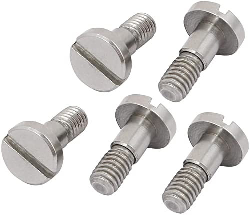 XYWHPGV 5 Stück 303 Edelstahl Schulterschraube 4mm Schulterdurchmesser 5mm Schulterlänge M4x6mm Gewinde(978df dba82 d3ad6 46958 d0d55 3ccb4