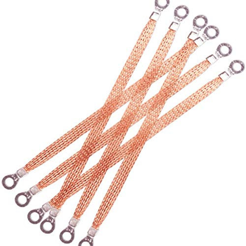 Terminals Anschlussleisten 300 mm Brücke Erdungskabel Span-Kabel for Kabelrinne und Verteilerkasten 5PCS freies Verschiffen