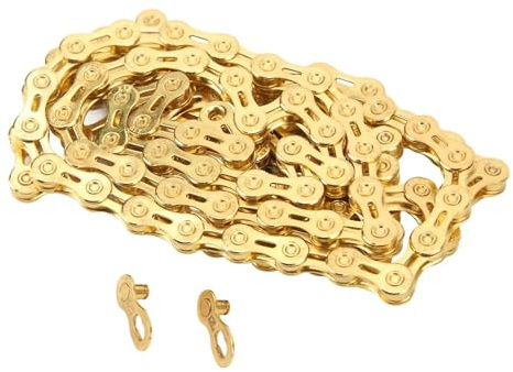12-Gang Fahrradkette, 12-fach Mountainbike Ketten Halb Ausgehöhlte Fahrradkette Legiertem Stahl Mit Kettenverbinder Radfahren Reiten MTB Kette Fahrradkette Bike chain Tourenrad Kette Kettenschloss