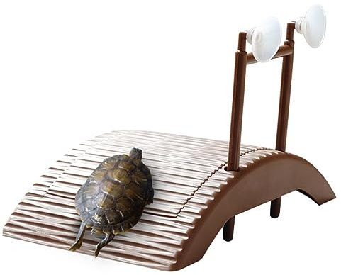 BESPORTBLE 2stücke Kunststoff Kletterplattform Für Schildkröten Aquarium Sonnenplattform Haustier Reptilien Hangplattform Schildkrötenplattform