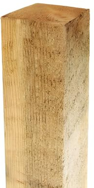 Primrose 6ft Square Wooden Fence Post for Garden Fence Panels (180cm x 7.5cm)