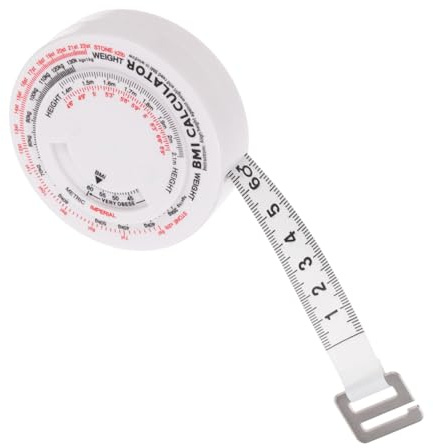 Ipetboom Nastro per Misurazione Corpo Tondo in Plastico 1,5 Metri Versatile per Monitoraggio Preciso Salute e Fitness Uso Quotidiano