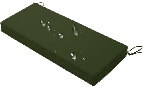 3cm Dicke Sitzkissen Sitzpolster Sitzauflage Bank, Outdoor Bankauflage Wetterfest, Rutschfeste Eckbank Auflagen Sitzauflage FüR Gartenbank, Wasserdicht Bankkissen Gartenbankauflagen,No6,160X40X3CM