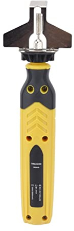 Focket Kit de Afilador de Motosierra Eléctrica 18 Piezas de 3.6V 2000mAh, Afilador de Sierra de Cadena Recargable de USB con Ruedas de Afilado y Accesorio de ángulo para Todas Las Cadenas de