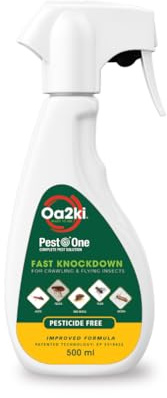 Oa2ki Ready-to-Use Insect Spray 500ml Pesticide-Free RTU | 500ml pesticide-free ready-to-use spray for crawling and flying insects; works by physical action only.