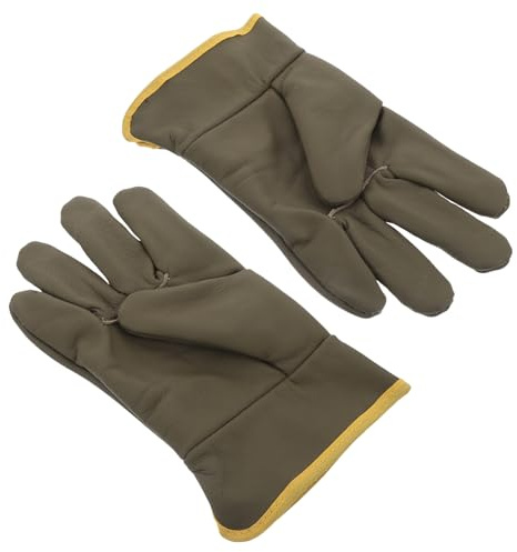 Gadpiparty High-temperature Resistant Welding Gloves for Men Full Hand Protection Heat and Wear Resistant Work Gloves for Welders Drivers Firefighters in Multiple Harsh Environments