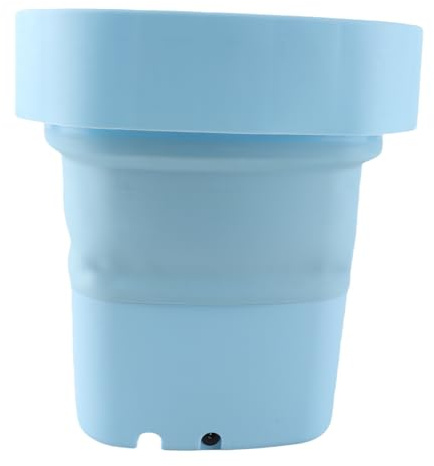 Walmeck Mini Lavatrice Portatile, Centrifuga per Sterilizzazione da 8 Litri con Cestello di Scarico, Compatta e Comoda per i Viaggi, L'alloggiamento.Potente Ed Efficiente, (Spina europea)