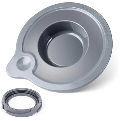 Glass Mixing Bowl with Lid, Compatible for KitchenAid 4.5 & 5 Quart Tilt-Head Stand Mixers