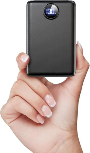 Power Bank 10000mAh 22.5W, Mini Portable Charger with Digital Display