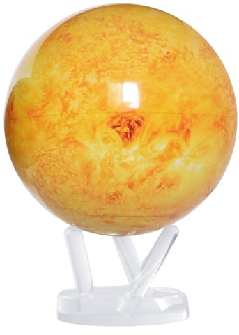 MOVA Selbstrotierender Globus, Sonne Signatur (6) | rotierender Solar-Globus, ohne Batterien oder Kabel, Geschenk für Astronomie-Fans, Premium-Kinetikdisplay, Weltraumdeko