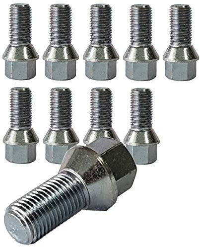 10x Radschrauben Radbolzen Kegelbund M14x1,5 25mm kompatibel mit Alfa Brera Spider 159 159 Sportwagon