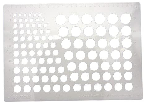 Quilling Board Papier Rolling Filigree Tool Paper-Scrolling Crafts für DIY kleine Löcher, 21 x 29,7 cm
