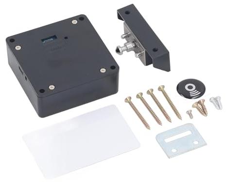 Schlüsselloses Elektronisches Schrankschloss, unsichtbares Schloss mit Robustem und Langlebigem, Lochfreiem ABS-Material für Schränke und Schränke