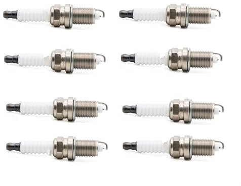 BDAKQJV 4-8PCS Kerzen Ersetzen for 4095 IZFR6F11 4294 IZFR6H11 3271 PZFR6F-11 FR8LII33X Iridium Platin Zündkerze K6RAIP-11 Auto-Zündkerzen(8 Pieces with Box)
