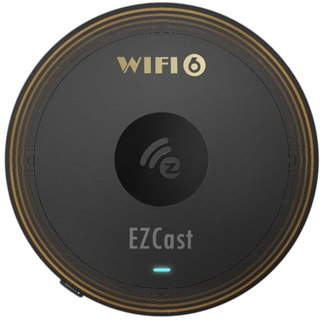 EZCast Ultra U2 4K Adaptateur d'écran sans fil - WiFi 6, HDR, DLNA AirPlay Miracast, duplication et extension d'écran pour PC, ordinateur portable, iOS et Android