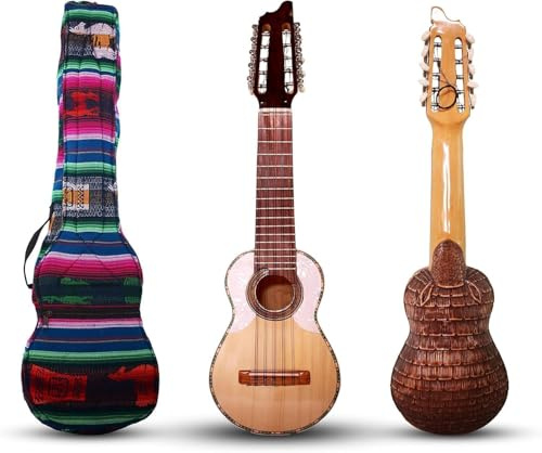 Ukulele, Charango 10 Strings Guitar, Hand Rubbed Finish Carved Unique Ukulele Charango Unique Instrument for Professional Beginners Unique Guitar 27 inch Hand Carved Premium Instrument
