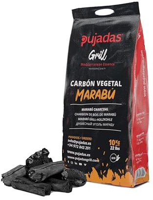 Charbon de Bois Marabú de qualité Supérieure - Lot de 28 Sacs - Pujadas