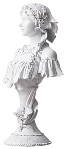Operitacx Statua della Dea da Giardino in Resina Scultura Ornamentale, Statuetta Romana Decorativa per Interni ed Esterni, Figura Artigianale Elegante per Arredamento Casa e Ufficio