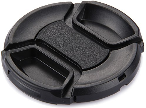 Movoja® [ Objektivschutzdeckel 62mm | Perfekter Fester Halt | Snap-On | Universal-Ersatzkappe | Center Pinch | Kameradeckel | Linsenschutz | Schutz-Kappe | | Objektivschutz | Objektivdeckel | 62mm