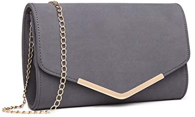Miss Lulu Clutch Damen Abendtasche Elegante Kettentasche Damen Tasche Clutch Bag Handtasche Hochzeit Umhängetasche Mädchen klein Umhängetasche