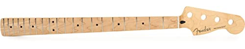 Fender Neck, Player Series Precision Bass® Neck, 22 Medium Jumbo Frets, Maple, 9.5, Modern C
