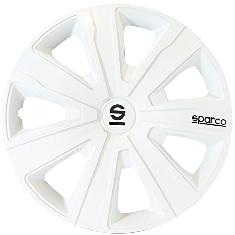 Sparco Set Copricerchi 4 Pezzi Palermo 16 Pollici Bianco