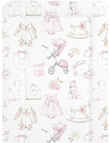 Sunnybabies Vintage Design Girls Baby Changing Mat Soft Padded Deluxe