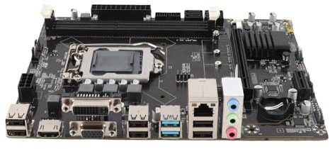Composants Informatiques, Carte Mère B85 Ordinateur de Bureau Carte Mère M.2 Disque Dur 1150 Broches CPU Interface 100M Carte Réseau