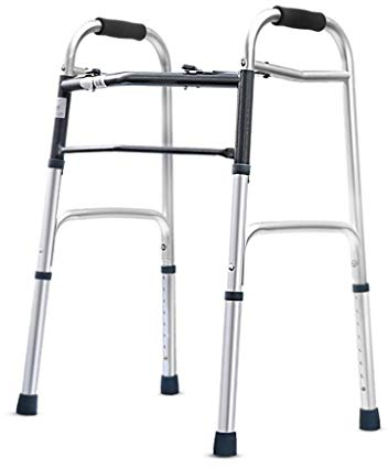 WolFum – Gehhilfe für Treppen hoch und runter, leichtes Aluminium, verstellbare Mobilität, Gehhilfe, einziehbarer Vierspitzstock. Doppelter Komfort