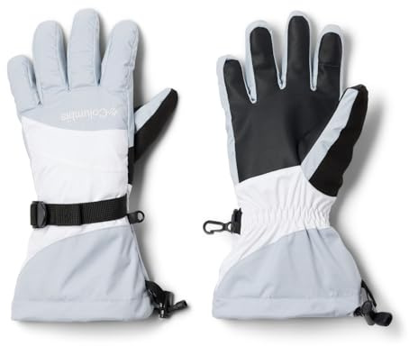 Columbia Last Tracks II Damen-Handschuh, Weiß/Cirrus Grey, Large