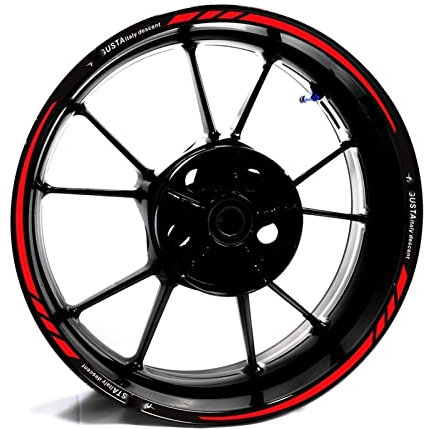 YESKIT Modifizierte dekorative Aufkleber Für MV Agusta Brutale800 920 Turismo Veloce RC Motorradreifen wasserdichte Radaufkleber Streifenabziehbilder (Color : C)