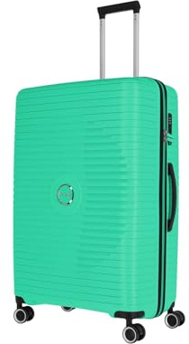 Travelite Hartschalen Koffer groß, 4 Rollen, ORBITA, Trolley mit bruchsicherer Schale und praktischer Inneneinteilung, TSA Schloss, 77 cm, 103 Liter