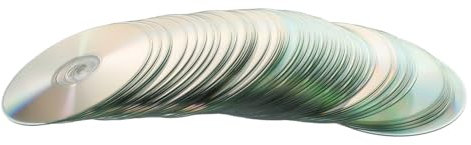 CIYODO 50pezzi Dischi Cd Fatti Mano in Materiali Plastici Dischi Decorativi Riutilizzabili Forniture Fai Da Te Cd Decorazioni Per Feste e Stanza