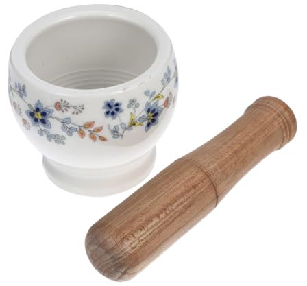 Cabilock Ceramic Garlic Pounder Garlic Press Set Dicer Roller Kitchen Supplies Healthy Cooking Random Style