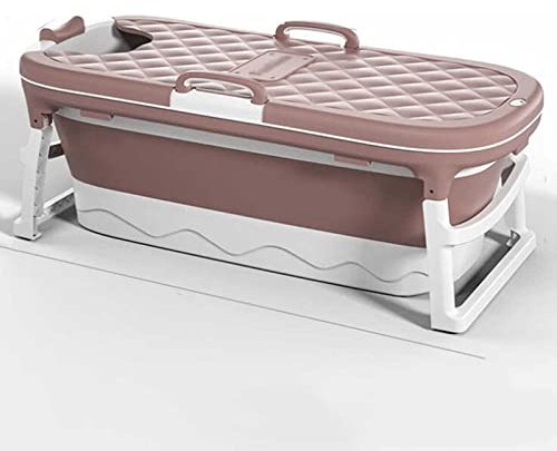 Large Portable Bathtub for Adults with Bidet and Sauna - Folding Japanese Bathtubs, 54 Inches, Home Spa Hot Tub - Shower Stall Bath Tub