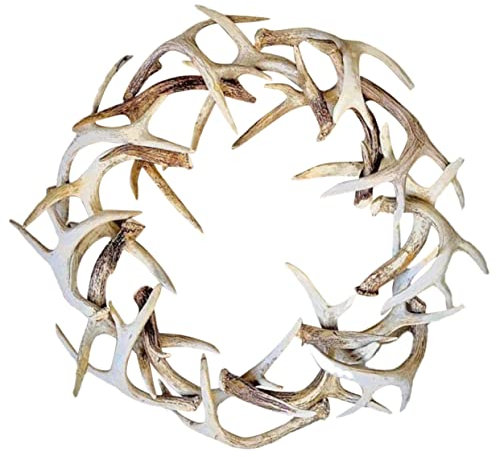 ASAKKURA Weihnachtlicher Türkranz Mit Antler Design Dekorative Xmas Türdekoration Aus Kunstharz Für Festliche Anlässe Und Kreative Innendekoration Für Weihnachtsfeiern Und Gemütliche
