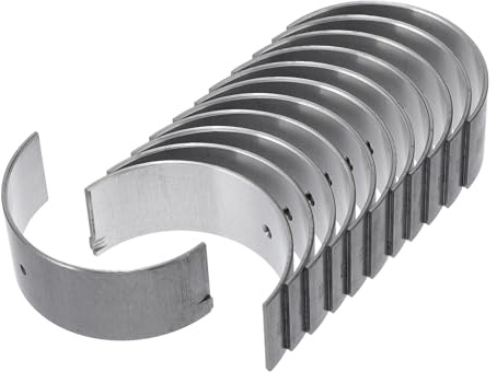 A ABSOPRO Juego de Cojinetes de Biela No.1320247011 para Toyota Land Cruiser 1980-1987 Kit de Cojinetes de Biela de Motor Tono Plateado de Metal 12 Pzas