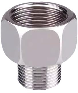 XSDSM Tap Stainless Steel Thread Fittings Reducer G1 Internal Thread to G3/4 External Thread Hexagonal Reducing for Pipe Conversion Connection