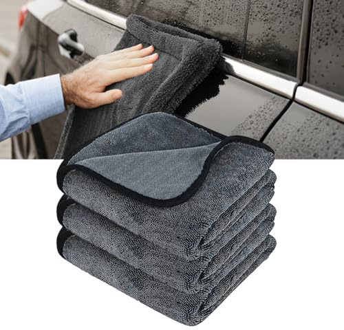 BOYIFEIJIE Water Ja-ke Wundertuch 3 Stück, Waterjake Ultra-Wipes Trockentuch Dusche, Super Saugfähig, Microfibre Car Cleaning Cloth, Trockentücher